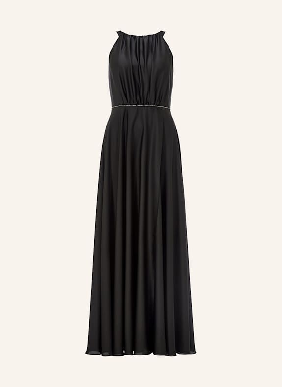 SWING Abendkleid mit Schmucksteinen SCHWARZ