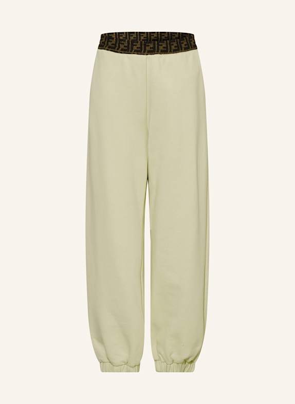 FENDI Hose im Jogging-Stil CREME