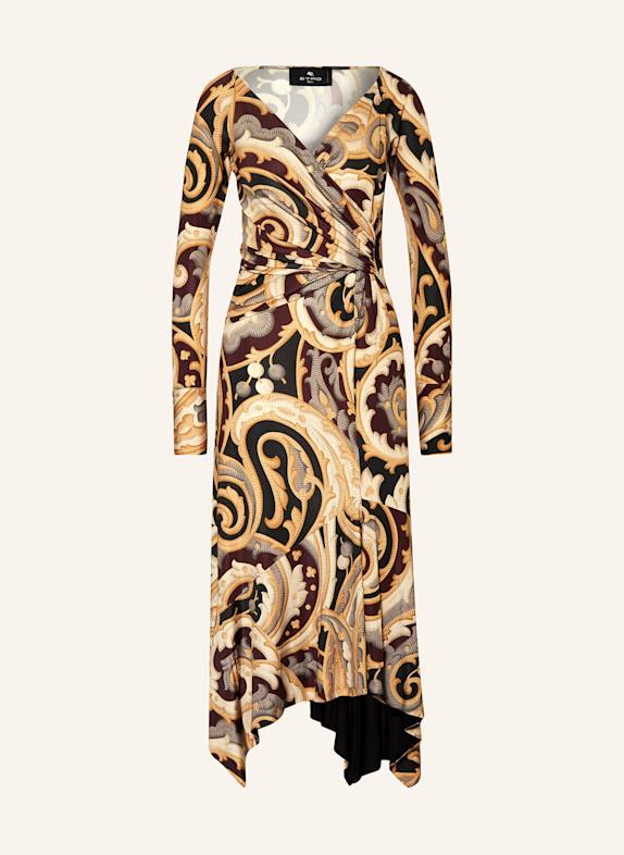 ETRO Kleid BRAUN/ HELLBRAUN/ SCHWARZ