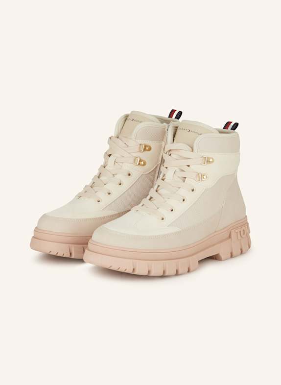 TOMMY HILFIGER Schnürboots CREME