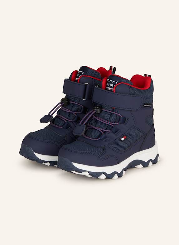 TOMMY HILFIGER Schnürboots DUNKELBLAU