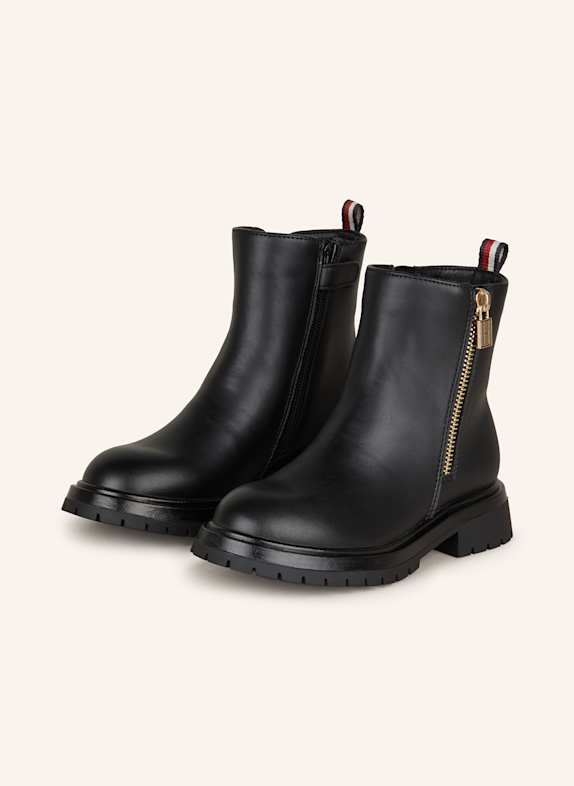 TOMMY HILFIGER Boots SCHWARZ