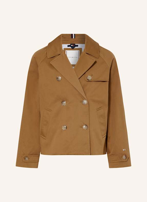 TOMMY HILFIGER Kurtka BRĄZOWY