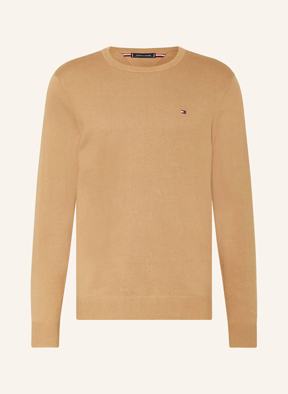 TOMMY HILFIGER Pullover HELLBRAUN