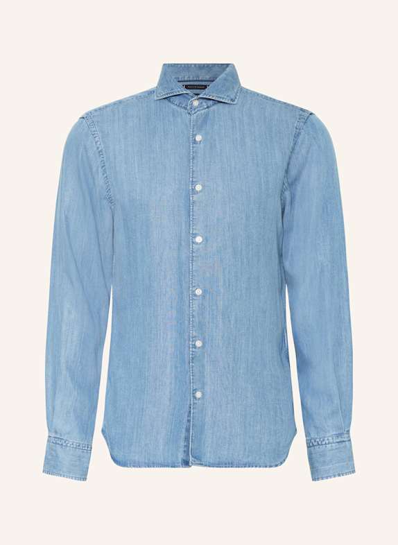 TOMMY HILFIGER Shirt Slim Fit in denim look LIGHT BLUE