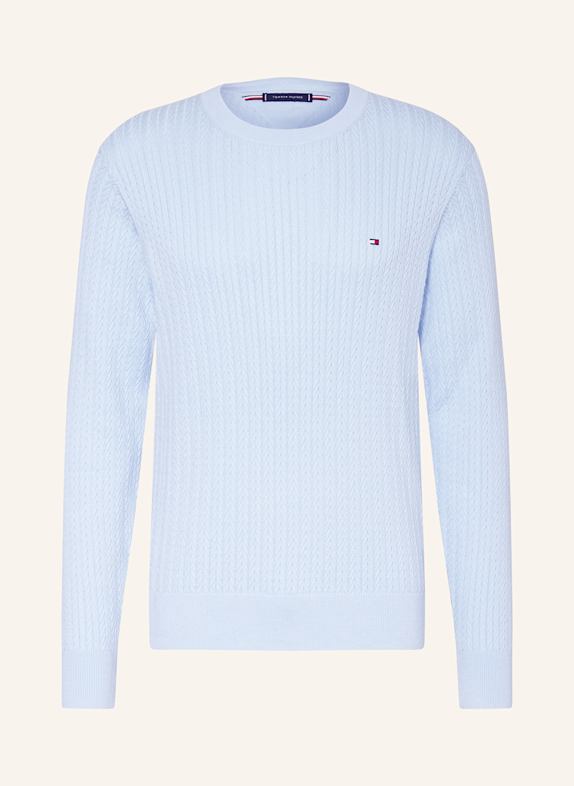 TOMMY HILFIGER Pullover HELLBLAU