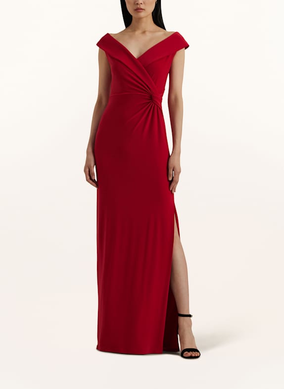 LAUREN RALPH LAUREN Abendkleid LEONIDAS ROT