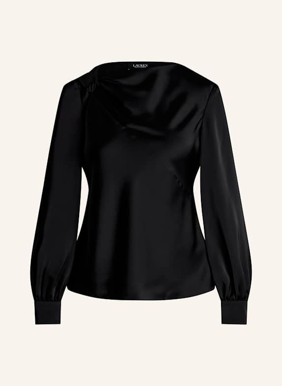 LAUREN RALPH LAUREN Blusenshirt mit Cut-out SCHWARZ