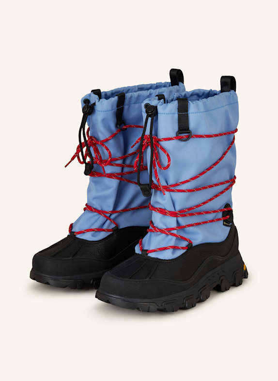 UGG METROPEAK lace-up boots BLACK/ LIGHT BLUE