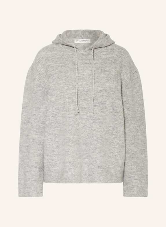 Marc O'Polo Strick-Hoodie GRAU