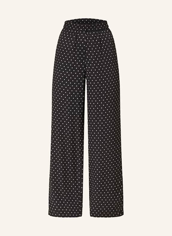 Marc O'Polo Marlenehose DUNKELBLAU/ ECRU