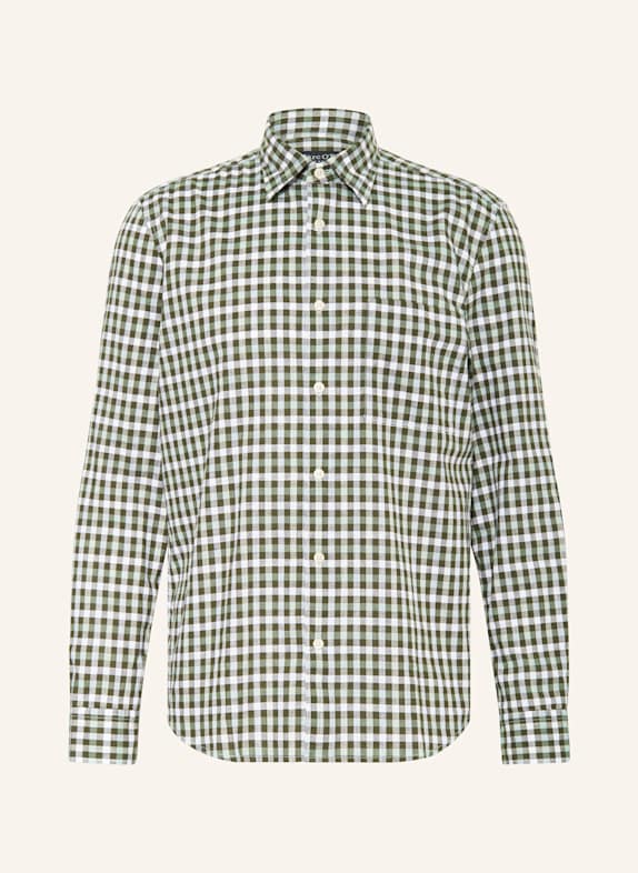 Marc O'Polo Hemd Regular Fit GRÜN/ HELLGRÜN