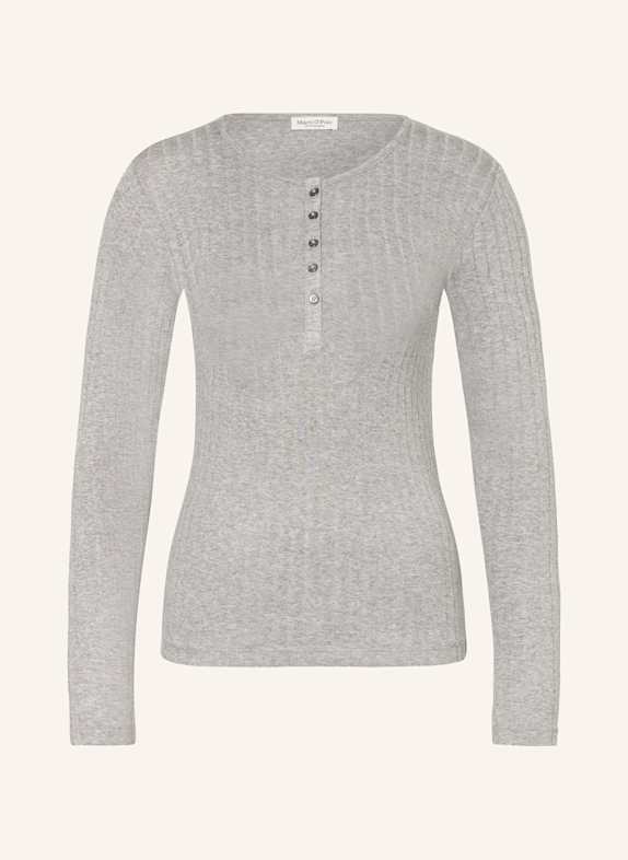 Marc O'Polo Henley-Shirt GRAU
