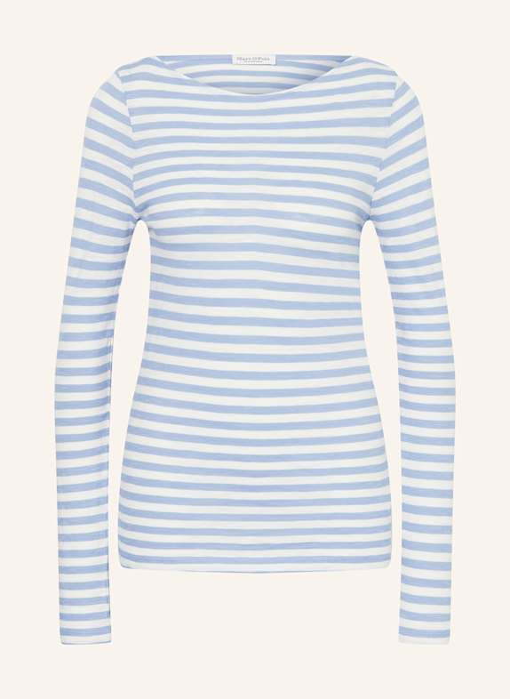 Marc O'Polo Longsleeve WEISS/ HELLBLAU