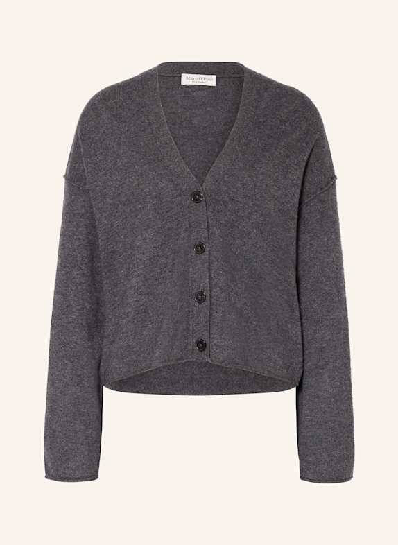 Marc O'Polo Strickjacke aus Cashmere DUNKELGRAU