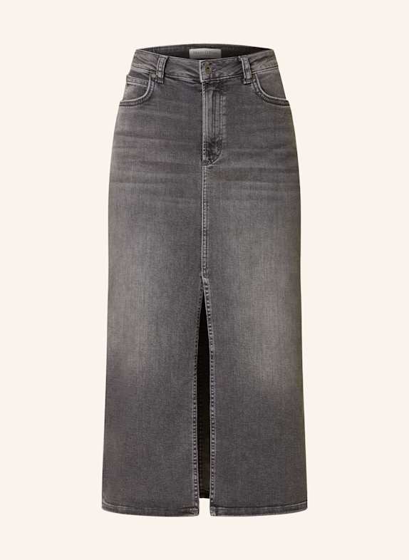 Marc O'Polo Spódnica jeansowa 004 Dark grey lefthand wash