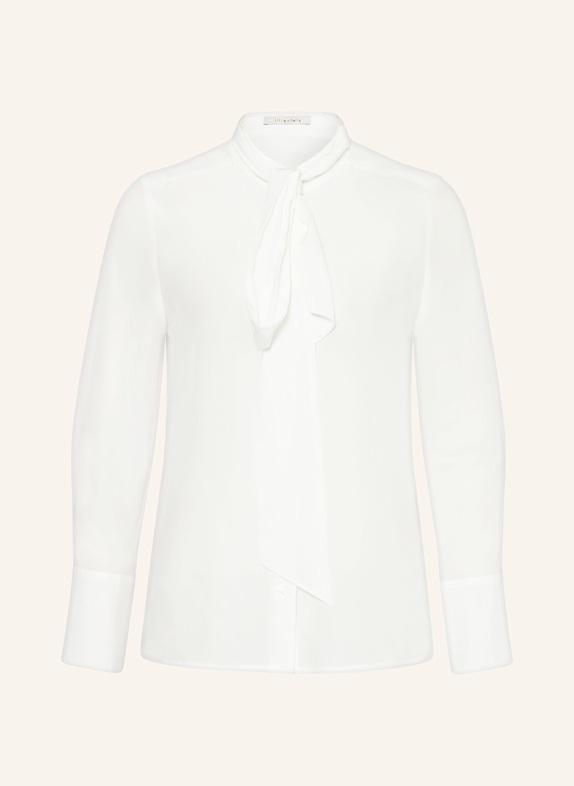 lilienfels Seidenbluse mit Schluppe ECRU