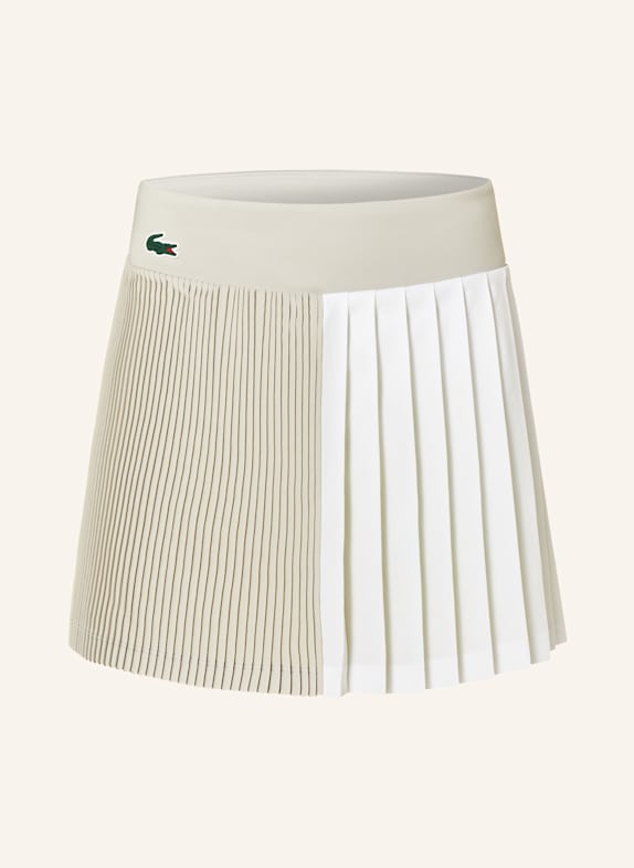 LACOSTE Spódnica tenisowa BIAŁY/ JASNOCZARY