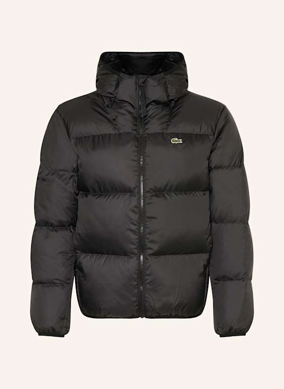 LACOSTE Daunenjacke SCHWARZ