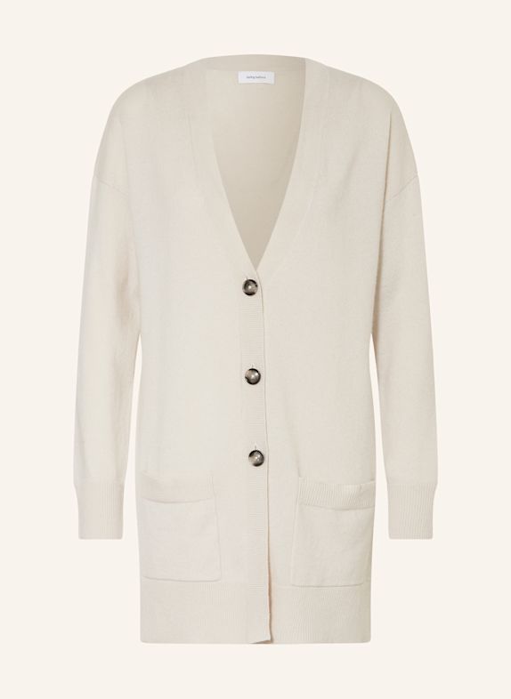 darling harbour Cashmere-Strickjacke ECRU