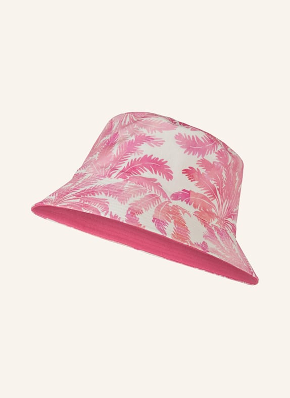 darling harbour Bucket-Hat zum Wenden PINK/ WEISS