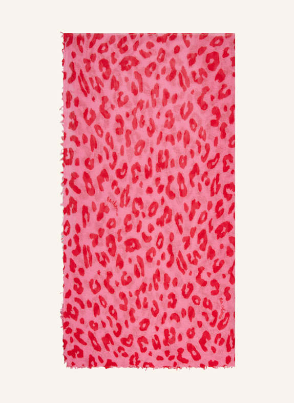 darling harbour Schal mit Cashmere ROSA/ ROT