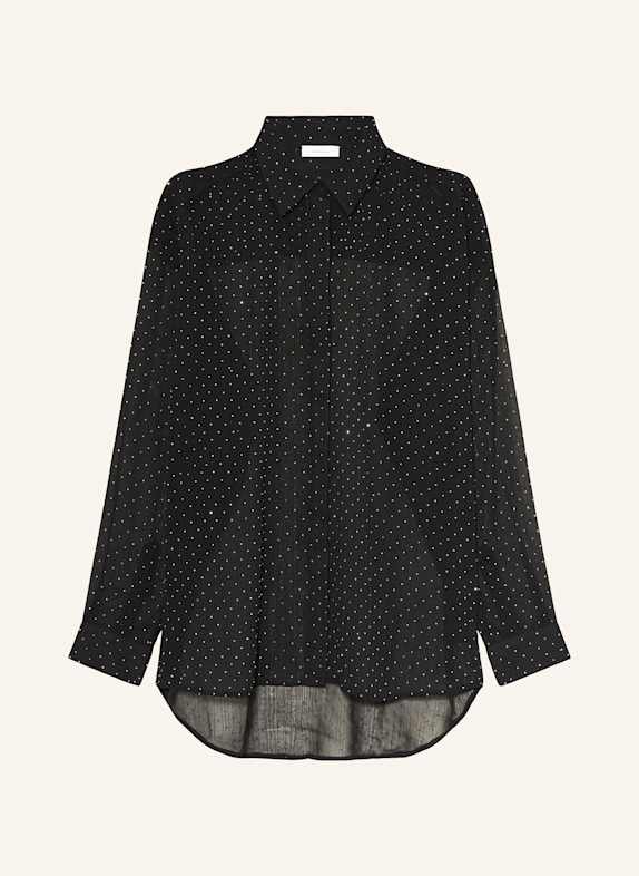 darling harbour Hemdbluse mit Schmucksteinen SCHWARZ