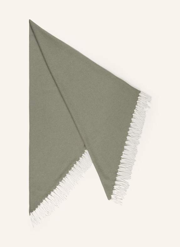 darling harbour Dreieckstuch mit Cashmere OLIV