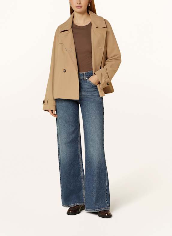 darling harbour Pea coat CAMEL