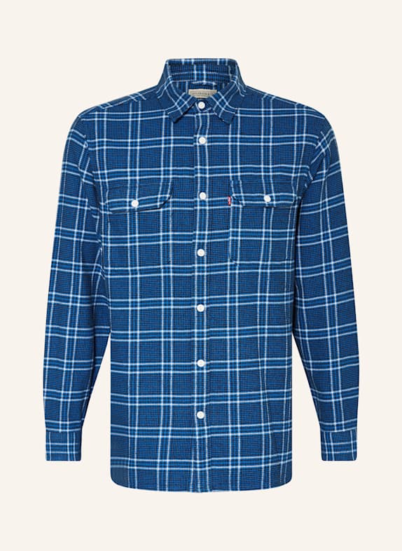 Levi's® Flanellhemd Relaxed Fit BLAU/ SCHWARZ/ WEISS