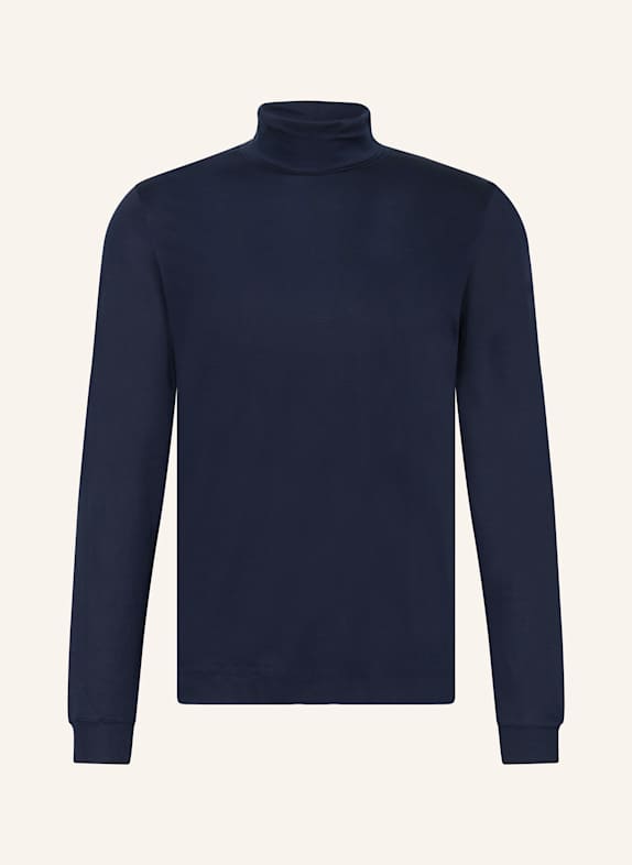 van Laack Turtleneck shirt PELINO DARK BLUE