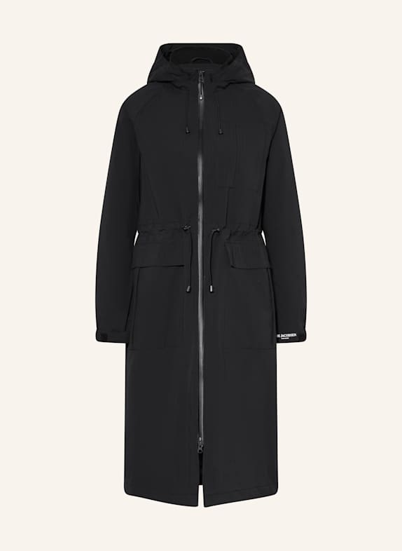ILSE JACOBSEN Płaszcz przeciwdeszczowy THERMAL01 CZARNY