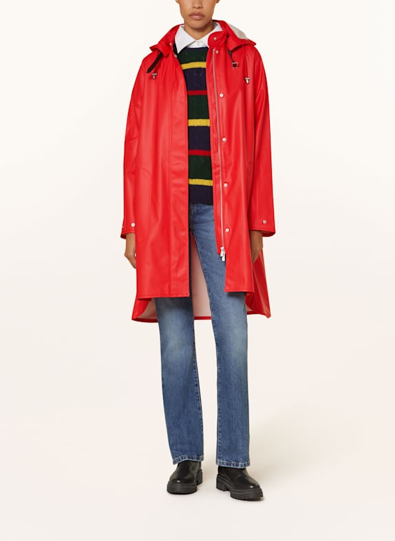 ILSE JACOBSEN Regenmantel RAIN71 ROT