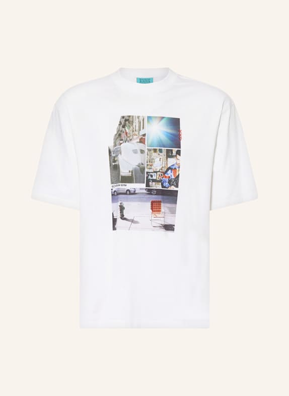 SCOTCH & SODA JOE JONAS X SCOTCH SODA T-shirt WHITE/ BLUE