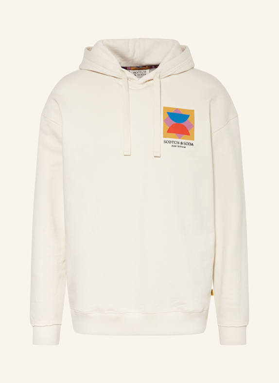 SCOTCH & SODA Hoodie CREME/ BLAU/ ROT