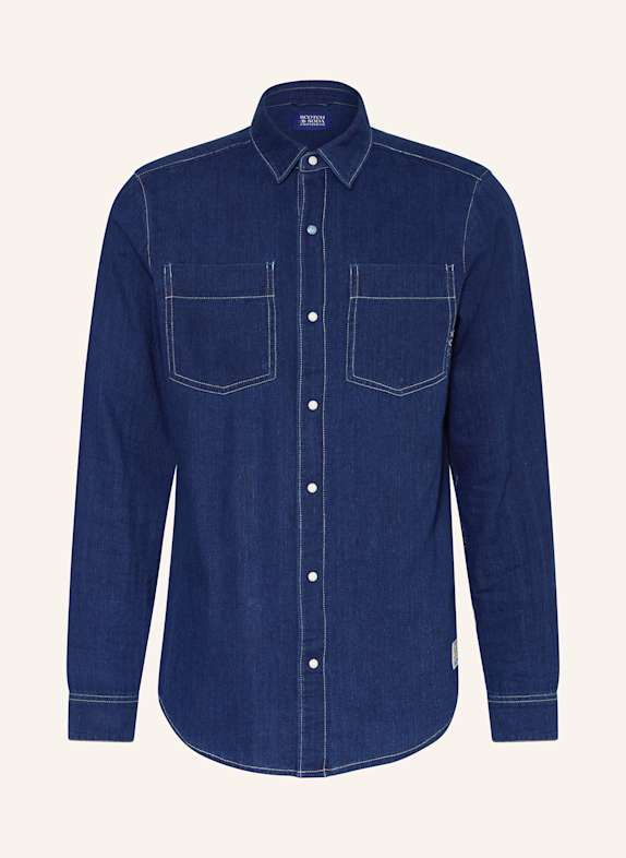 SCOTCH & SODA Jeans-Overshirt DUNKELBLAU