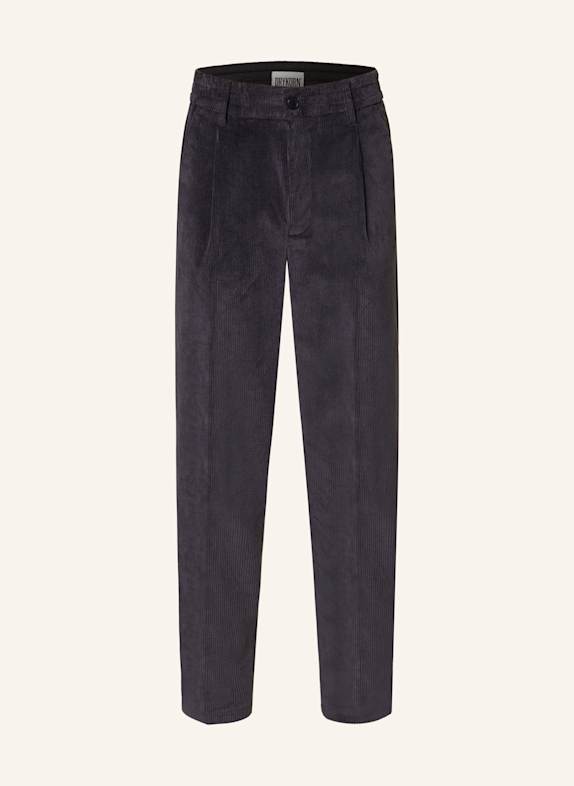 DRYKORN CHASY suit trousers in corduroy "extra slim fit DARK BLUE