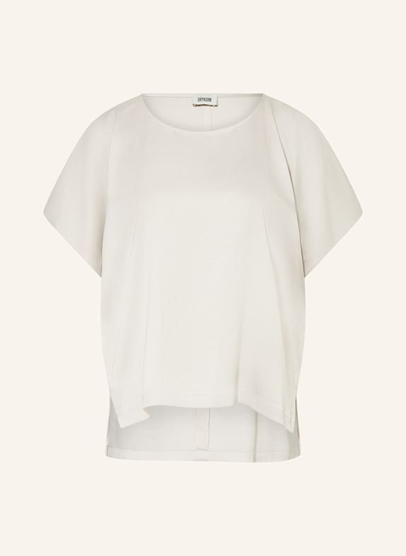DRYKORN Blusenshirt CORAMY aus Satin HELLGRAU