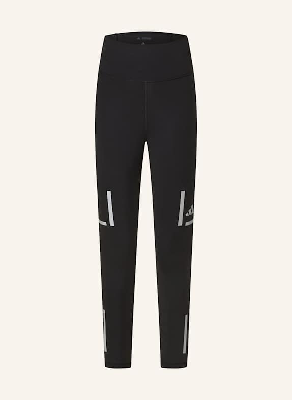adidas 7/8-Laufhose REFLECTIVE SCHWARZ