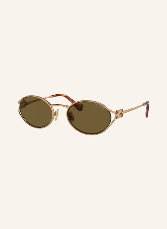 MIU MIU Sunglasses MU 52YS 7OE01T - GOLD/ BROWN