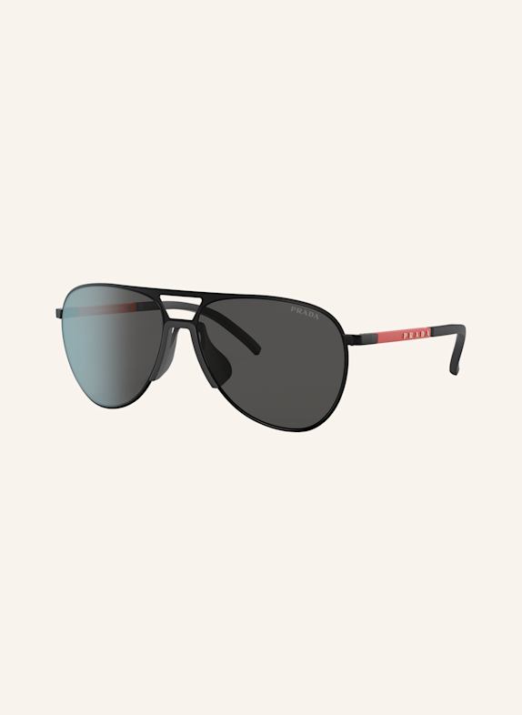 PRADA LINEA ROSSA Sonnenbrille PS 51XS 1BO06L - MATT SCHWARZ/ DUNKELGRAU