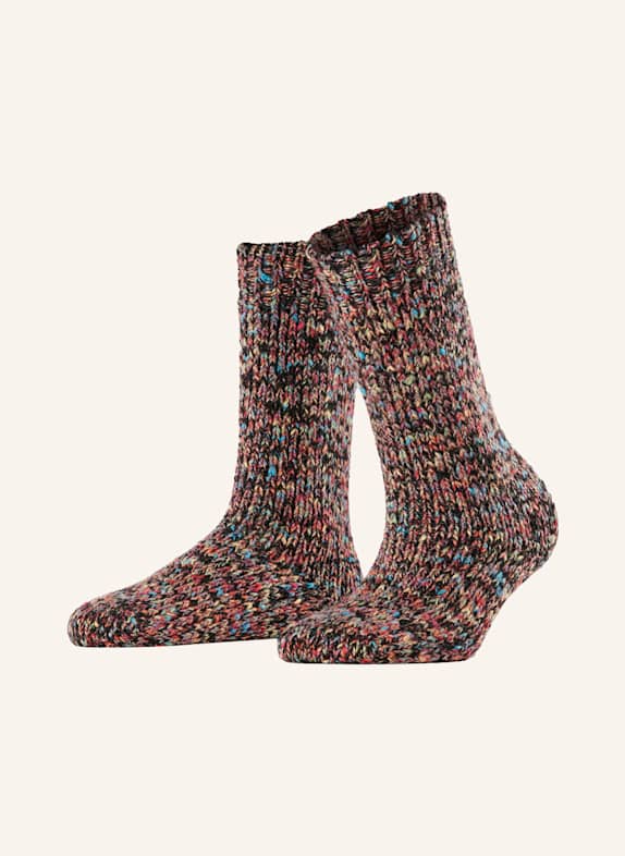 FALKE Socken COLOR FLAKES mit Alpaka 3000 BLACK