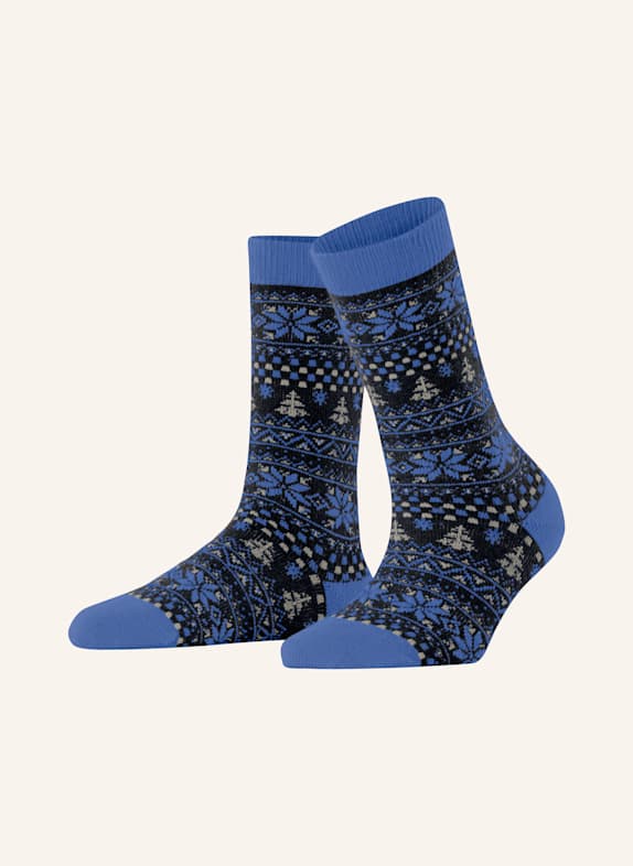 FALKE Socken SOUNTRY CALLING 6474 blue iris