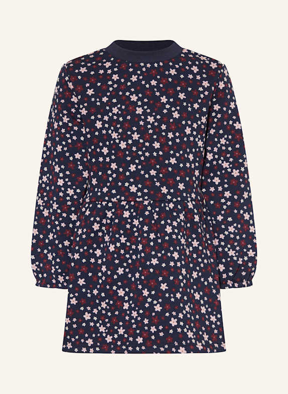 s.Oliver RED Sweatkleid DUNKELBLAU/ ROSÉ/ DUNKELROT