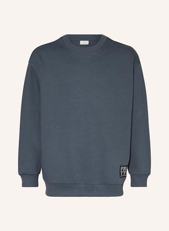 s.Oliver RED Bluza nierozpinana SZARONIEBIESKI