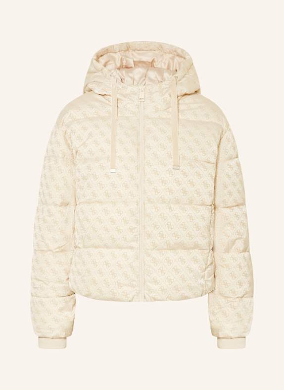 GUESS Quilted jacket DAISY CREAM/ BEIGE