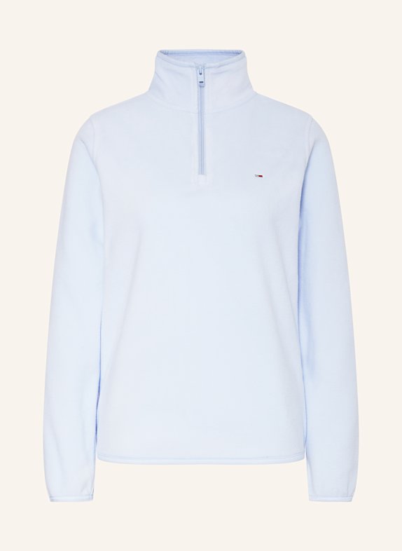 TOMMY JEANS Fleece-Troyer HELLBLAU