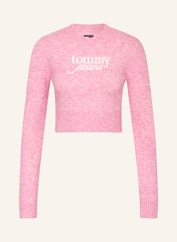 TOMMY JEANS Cropped-Pullover ROSA