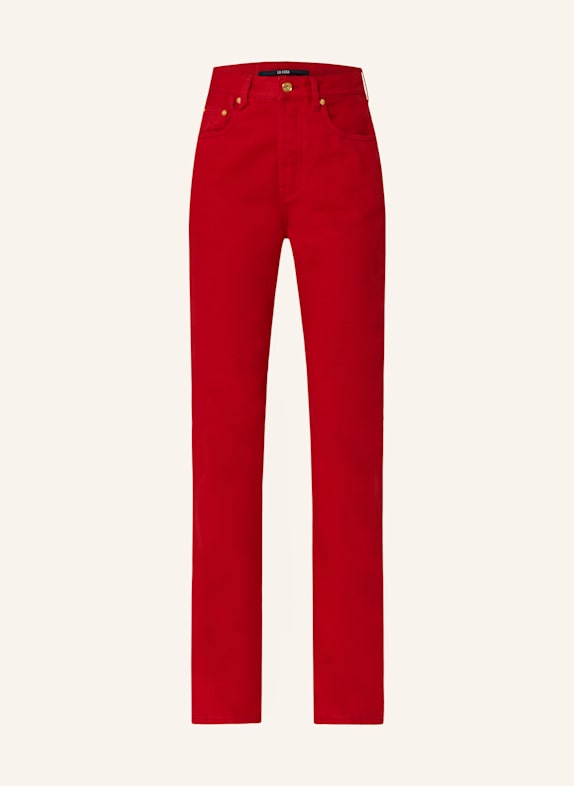 JACQUEMUS Jeans LE DE-NÎMES DROIT DENIM DUNKELROT