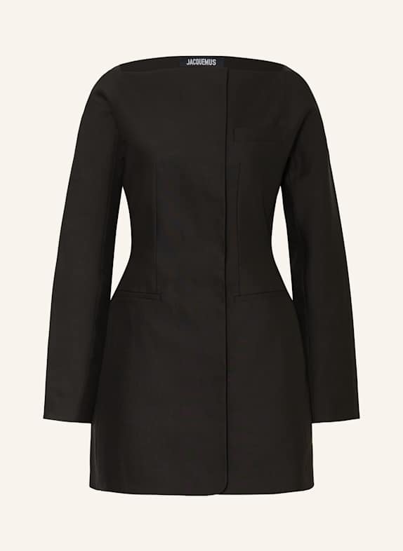 JACQUEMUS Kleid LA ROBE SPALLA SCHWARZ
